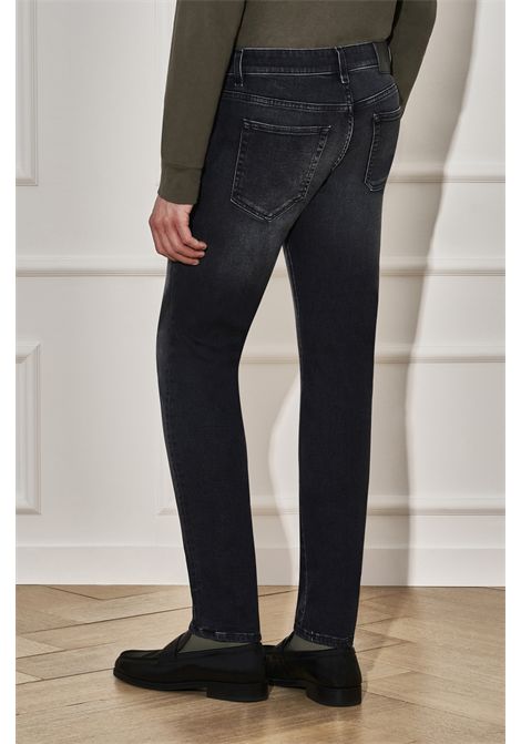 PT Torino Jeans Super Slim Swing in Denim Stretch Soft Nero Uomo PT TORINO | Pantaloni | C5-DP05Z0MI38